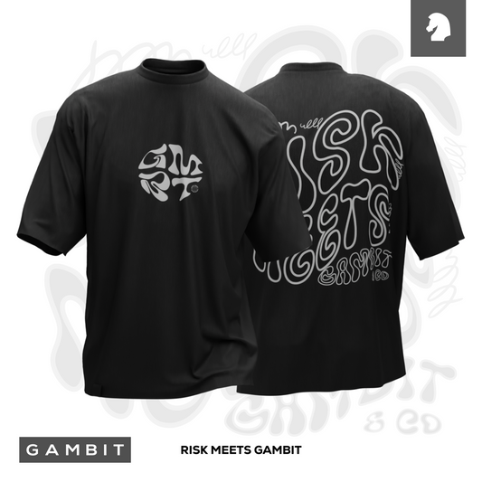 Risk Meets Gambit Oversized T-Shirt (220 GSM)